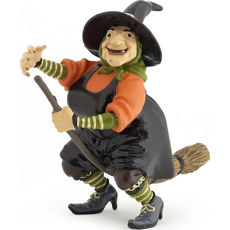Miniature - Witch on Broomstick