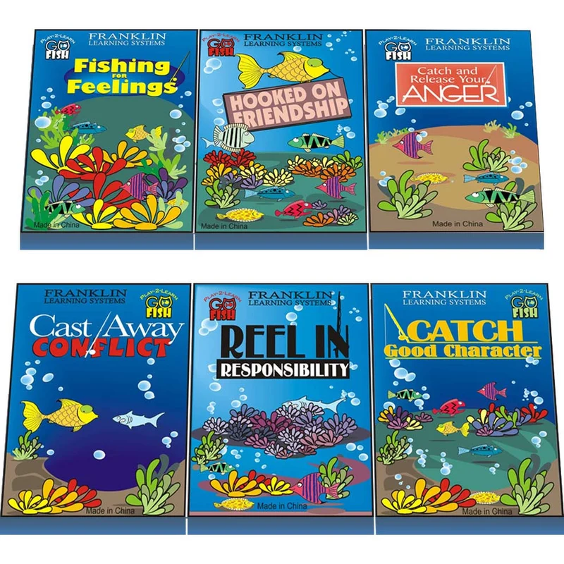 Play 2 Learn Go Fish: Game Package (Set of 6 Card Games)
