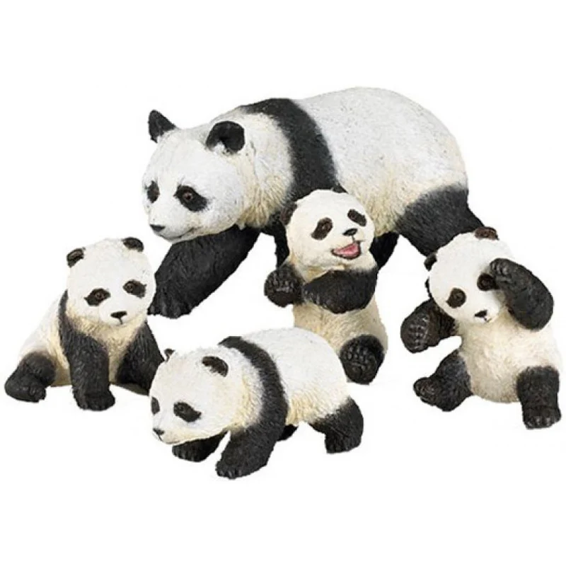 Miniature - Panda Bear Family (5-Figures)