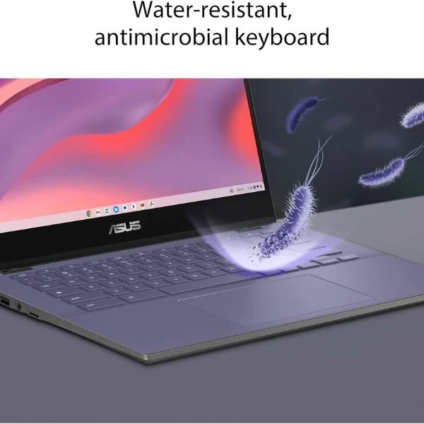 Laptop ASUS Chromebook CM1402CM2A-M8186 14" FHD - MediaTek Kompanio 520 - 4GB DDR4 - 64GB eMMC - ARM Mali-G52 MC2 - Gravity Grey - CM1402CM2A-N-NW