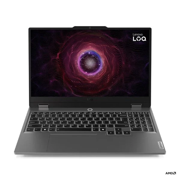 Laptop Lenovo LOQ 15.6" FHD - AMD Ryzen 5 7235HS - 12GB DDR5 - SSD 512GB - NVIDIA GeForce RTX 3050 6GB - Luna Grey - 83JC0001US
