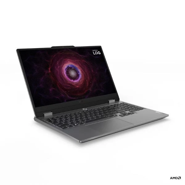 Laptop Lenovo LOQ 15.6" FHD - AMD Ryzen 5 7235HS - 12GB DDR5 - SSD 512GB - NVIDIA GeForce RTX 3050 6GB - Luna Grey - 83JC0001US