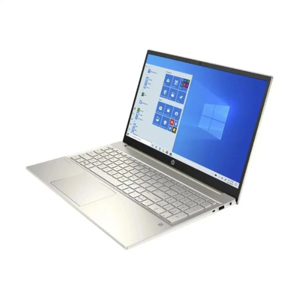 Laptop HP Pavilion 15-EG0070WM Intel Core i7-1165G7 11ª Generación 8GB RAM 512GB SSD Pantalla 15.6" FHD Touch Intel Iris Xe Lunar Gold