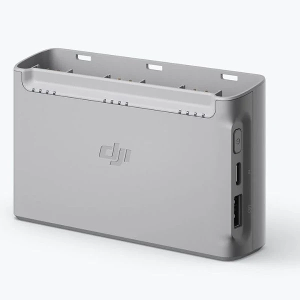 Hub de Carga DJI Mini 2 Bidireccional 3 Baterías USB Tipo A - Negro