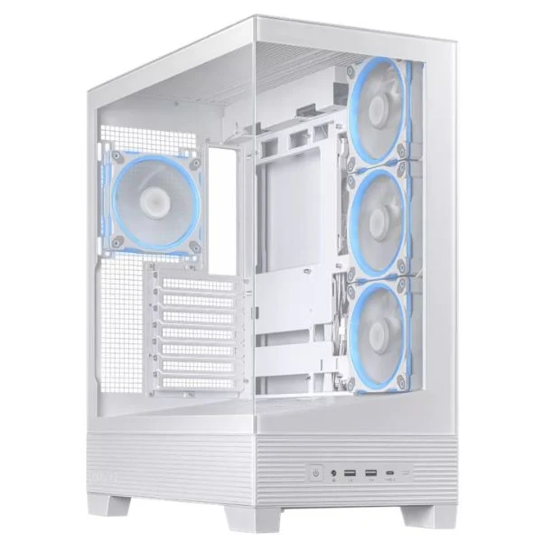 Case ASUS A31 PLUS ATX Mid Tower Vidrio Templado 4xFan ARGB BTF Compatible - Blanco