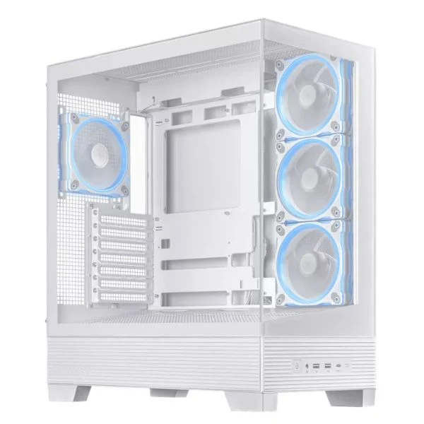 Case ASUS A31 PLUS ATX Mid Tower Vidrio Templado 4xFan ARGB BTF Compatible - Blanco