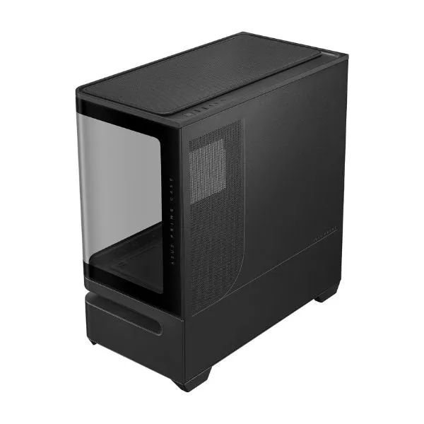 Case ASUS Prime AP202 TG ARGB Micro ATX Mid Tower Vidrio Templado 3xFan ARGB - Negro