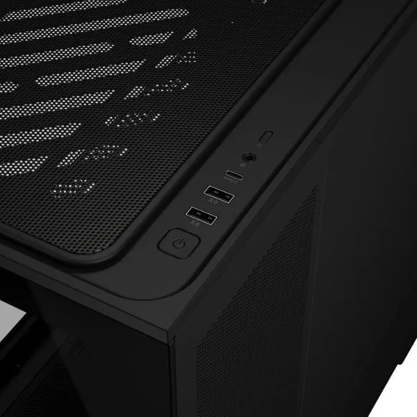 Case ASUS Prime AP202 TG ARGB Micro ATX Mid Tower Vidrio Templado 3xFan ARGB - Negro