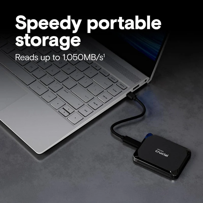 Crucial X9 2To Disque SSD Externe Portable