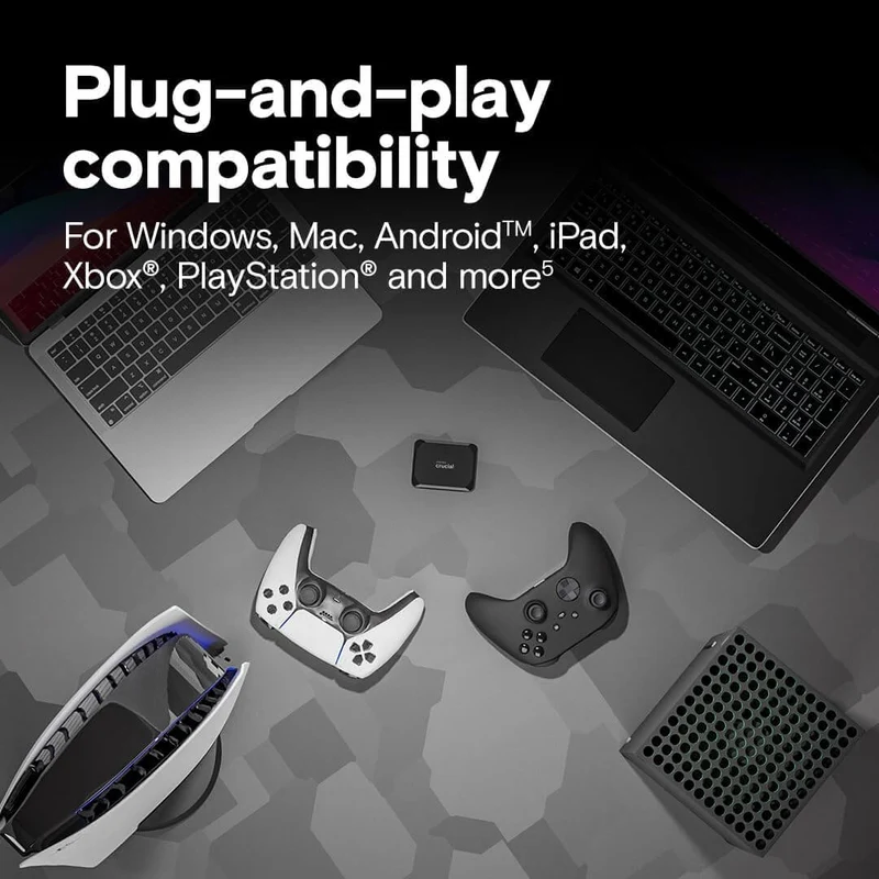 Crucial X9 2To Disque SSD Externe Portable