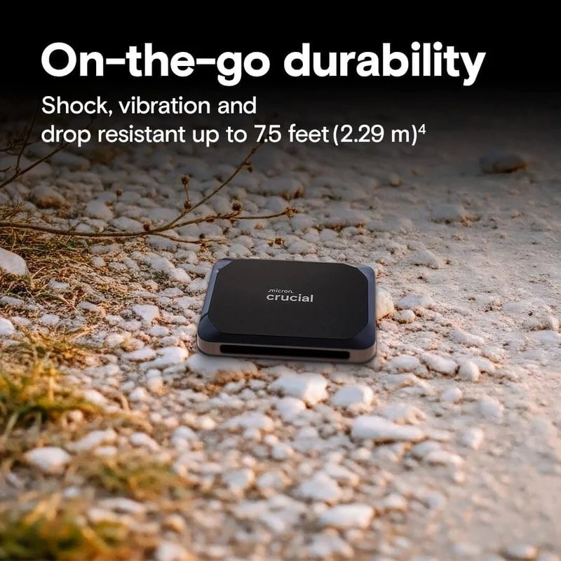 Crucial X9 2To Disque SSD Externe Portable