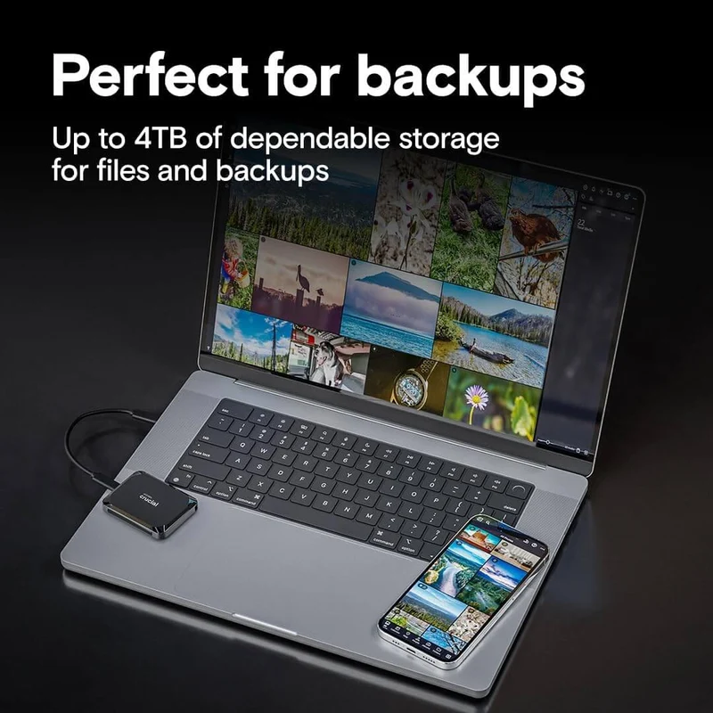 Crucial X9 2To Disque SSD Externe Portable