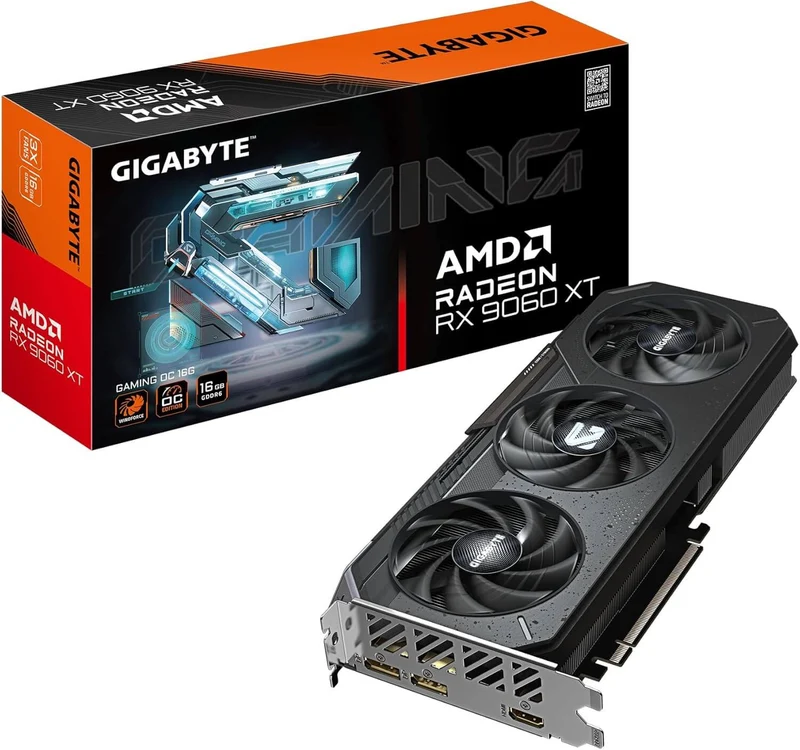 GIGABYTE Radeon RX 9060 XT GAMING OC 16 Go