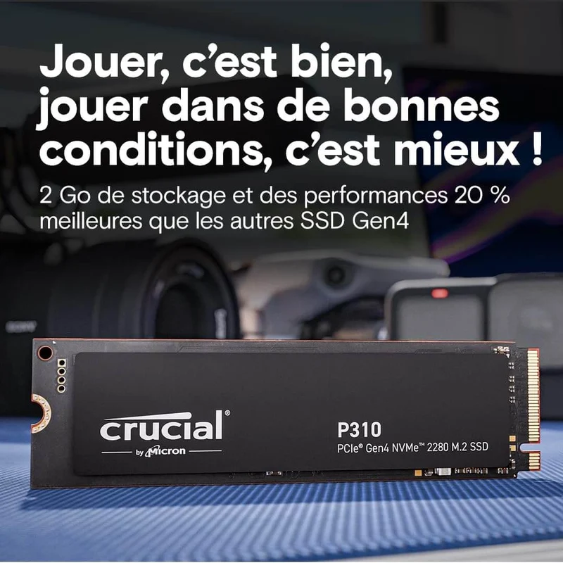 Crucial P310 2 To PCIe Gen4 NVMe 2280 M.2 SSD