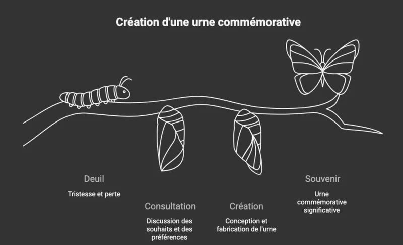 Atelier création urne commémorative en béton individuel