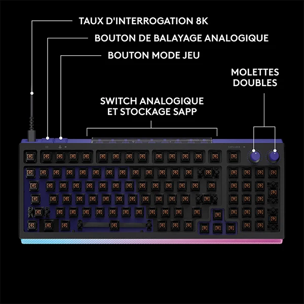 Logitech G512 X 98 Black (AZERTY)