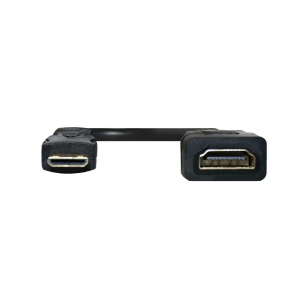 Adaptador Mini HDMI Unno Tekno AD3005BK HDMI Macho a HDMI Hembra - Ultra HD 4K - Negro
