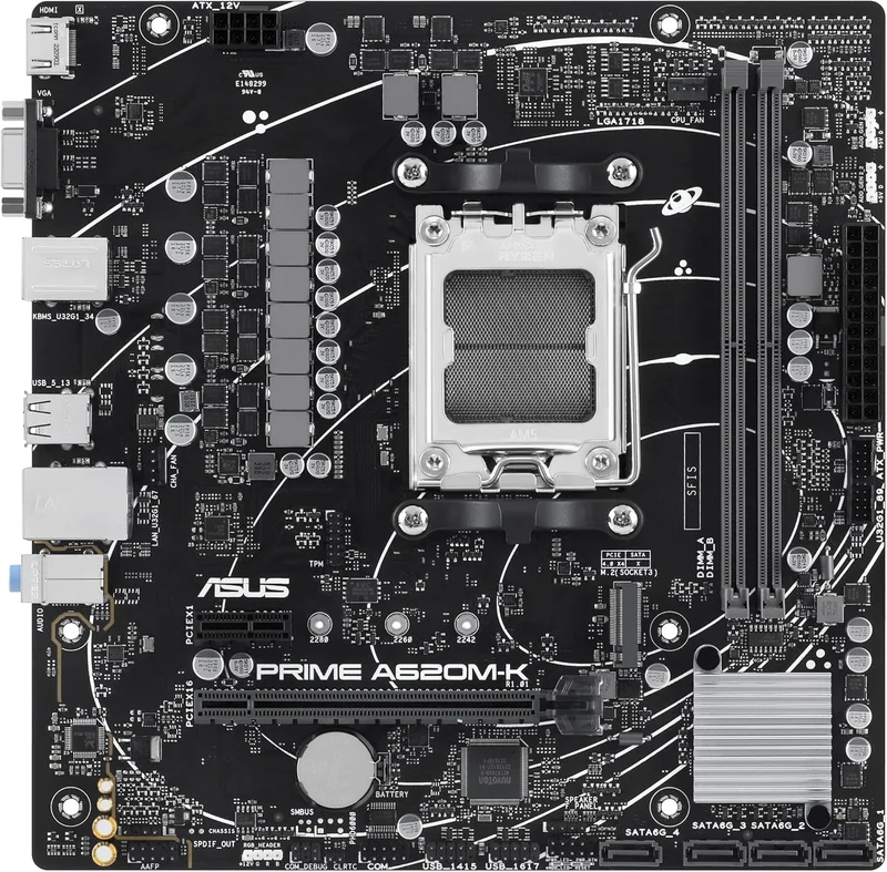 CARTE MERE ASUS A620M-K DDR5 AM5