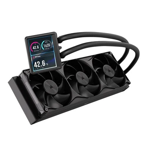 Enfriador Líquido Corsair Nautilus II 360 RS LCD 360mm Negro