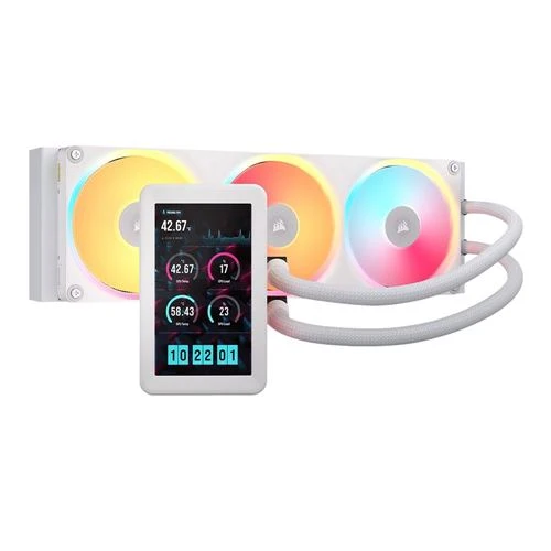 Enfriador Líquido Corsair Titan II 360 RX LCD 360mm Blanco