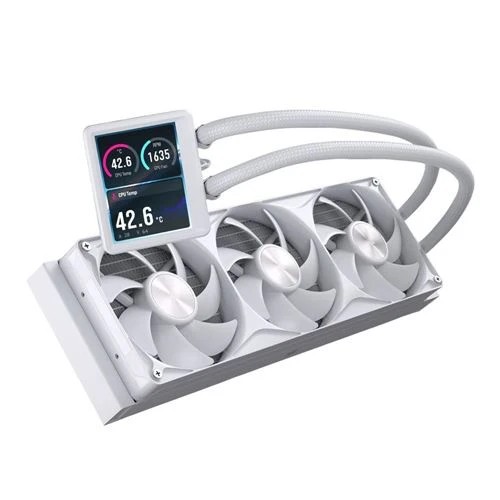 Enfriador Líquido Corsair Nautilus II 360 RS LCD 360mm Blanco