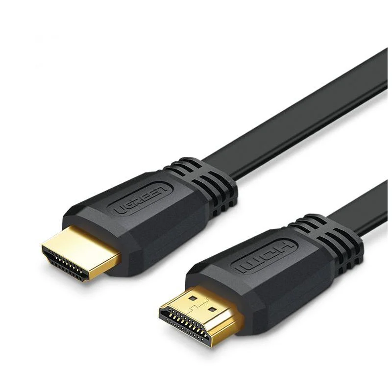 CABLE UGREEN 50820 HDMI TO HDMI FLAT CABLE BLACK 4K 3M