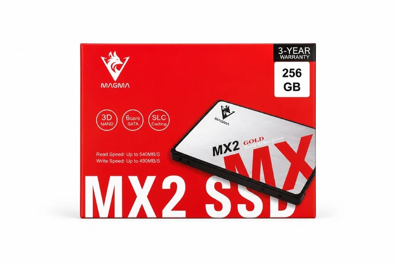 DISQUE SSD MAGMA 256GB MX2 GOLD SATA 2.5" 540MB/SEC