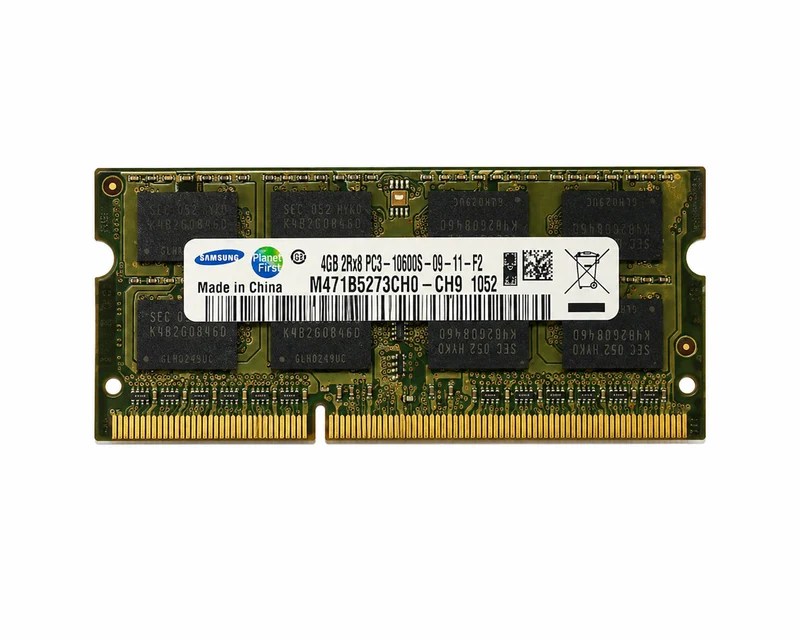 Samsung 4GB DDR3 1333MHz PC3-10600S SO-DIMM RAM Laptop Memory