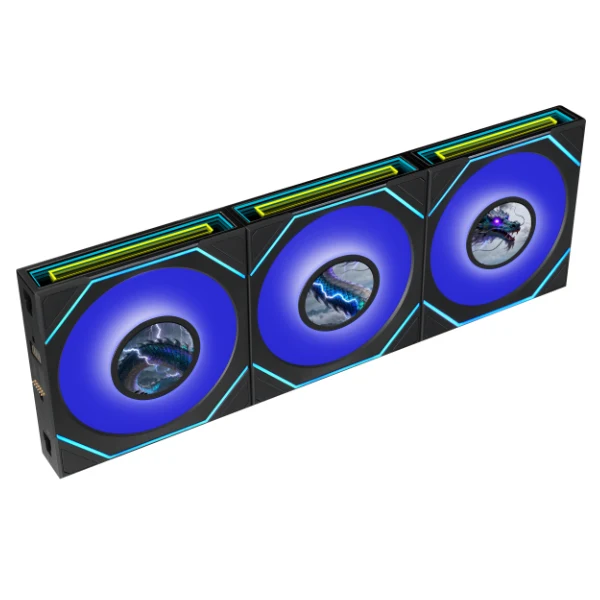 Lian Li UNI FAN SL-INF LCD FLEX Reverse 120 Black (3 Pack)