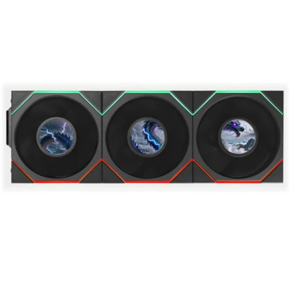 Lian Li UNI FAN TL LCD FLEX Reverse 120 Black (3 Pack)
