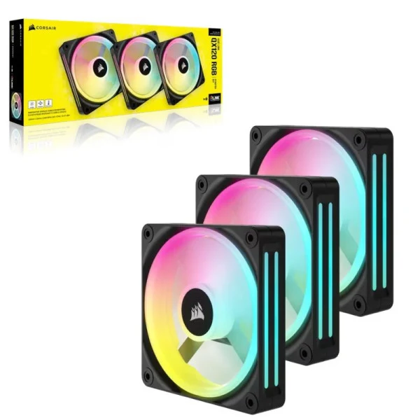 Corsair iCUE LINK QX120 RGB (3in1) Noir