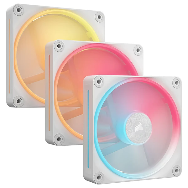 Corsair iCUE LINK LX120-R RGB (3in1) Blanc