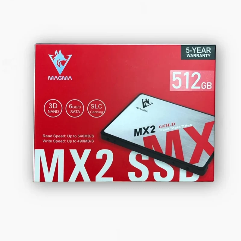 DISQUE SSD MAGMA 512GB MX2 GOLD SATA 2.5" 540MB/SEC