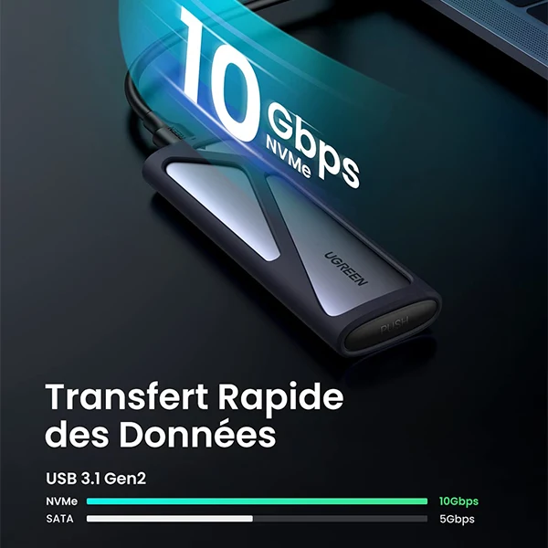 Ugreen Boitier Disque Dur Externe Nvme M2 (10902)