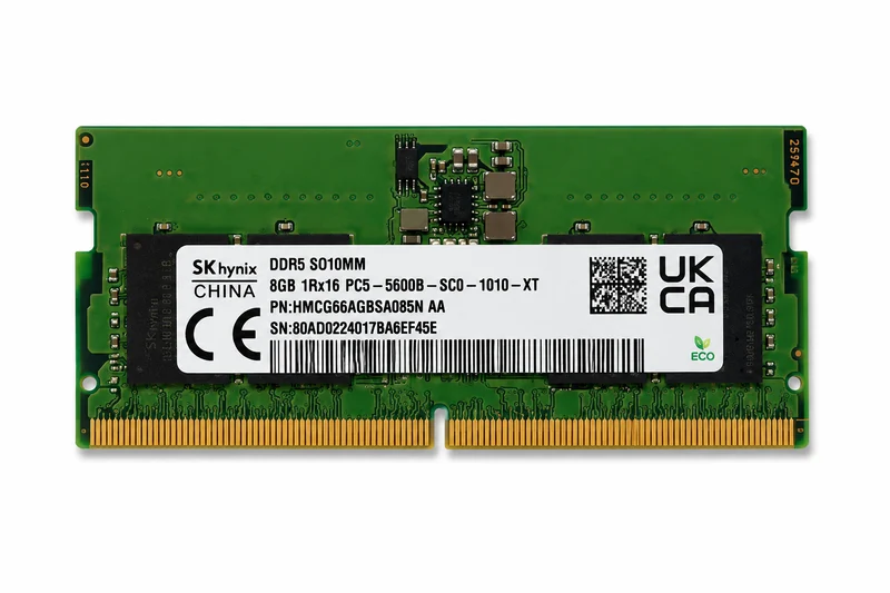Barrette RAM SK hynix 8 Go DDR5 5600MHz SO-DIMM PC5-5600B Laptop