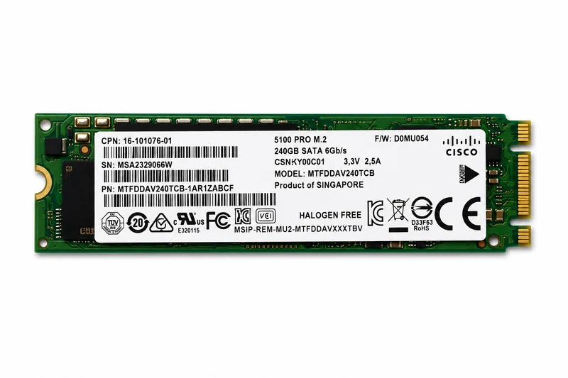 SSD Cisco 5100 PRO M.2 240 Go SATA 6Gb/s Enterprise