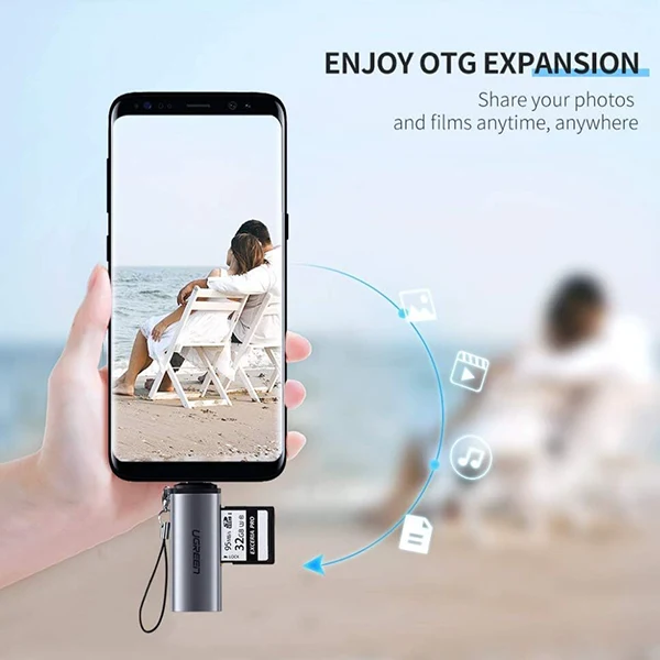 Ugreen Lecteur carte mémoire USB-C 3.1 TF/SD (50704)