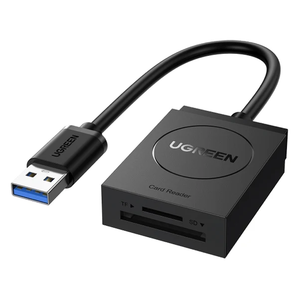 Ugreen Lecteur carte mémoire SD TF USB 3.0 2en1 (20250)