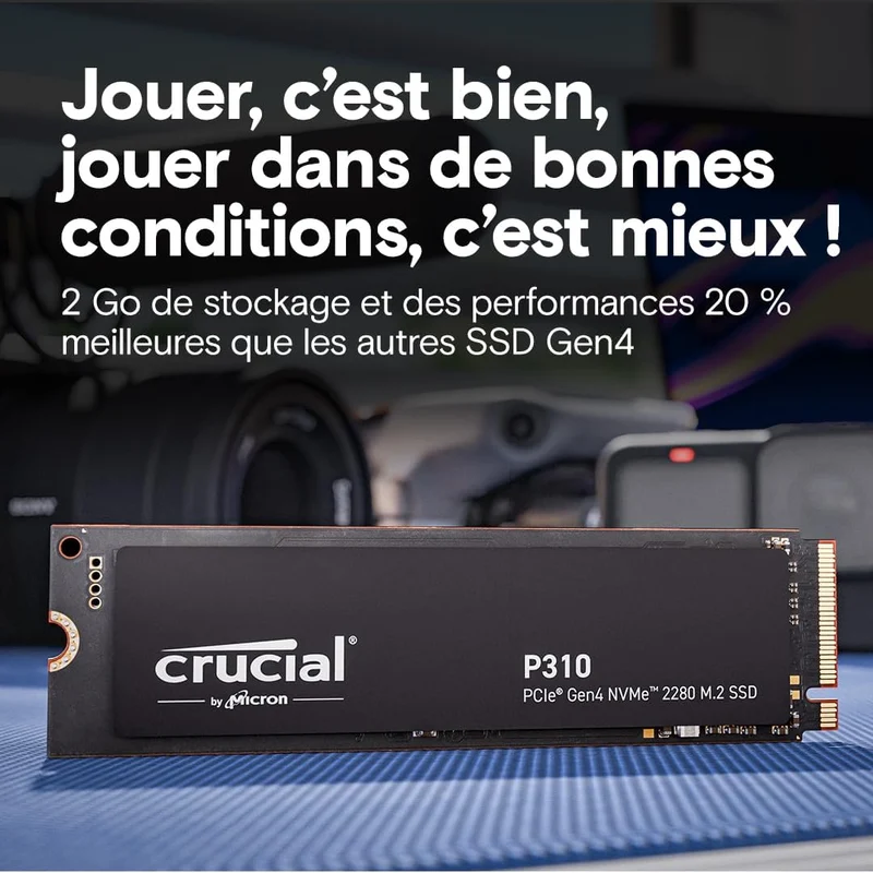 Crucial P310 1 To PCIe Gen4 NVMe M.2 2280 SSD