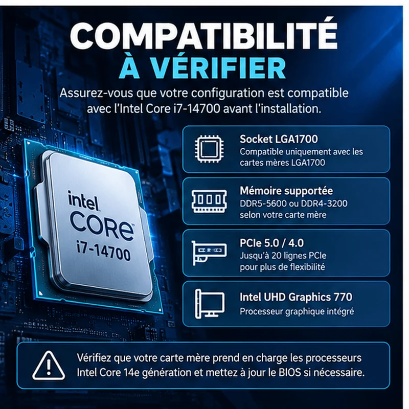 Intel Core i7-14700 processeur