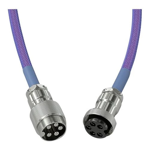 Cable Espiral Glorious USB-C para Teclado Mecánico - Nebula (Morado)