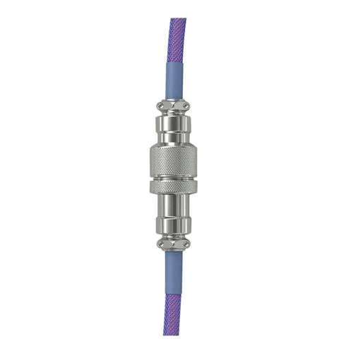 Cable Espiral Glorious USB-C para Teclado Mecánico - Nebula (Morado)