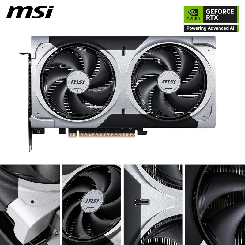 CARTE GRAPHIQUE MSI RTX 5060TI VENTUS 2X 8GB GDDR7