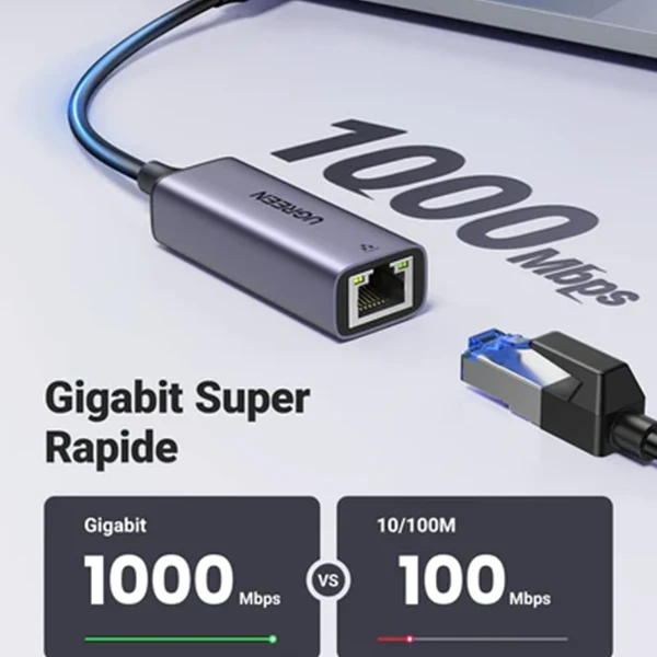 Ugreen Adaptateur USB C vers Ethernet (50737)
