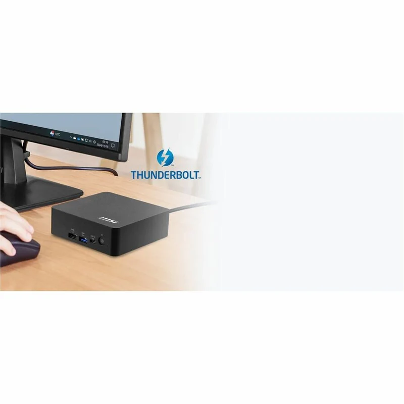 Mini PC MSI Cubi NUC AI+ 3MG Cubi NUC AI+ 3MG-018US Desktop Computer, Intel Core Ultra 7 8 Núcleos, 16GB DDR5, 1 TB PCI