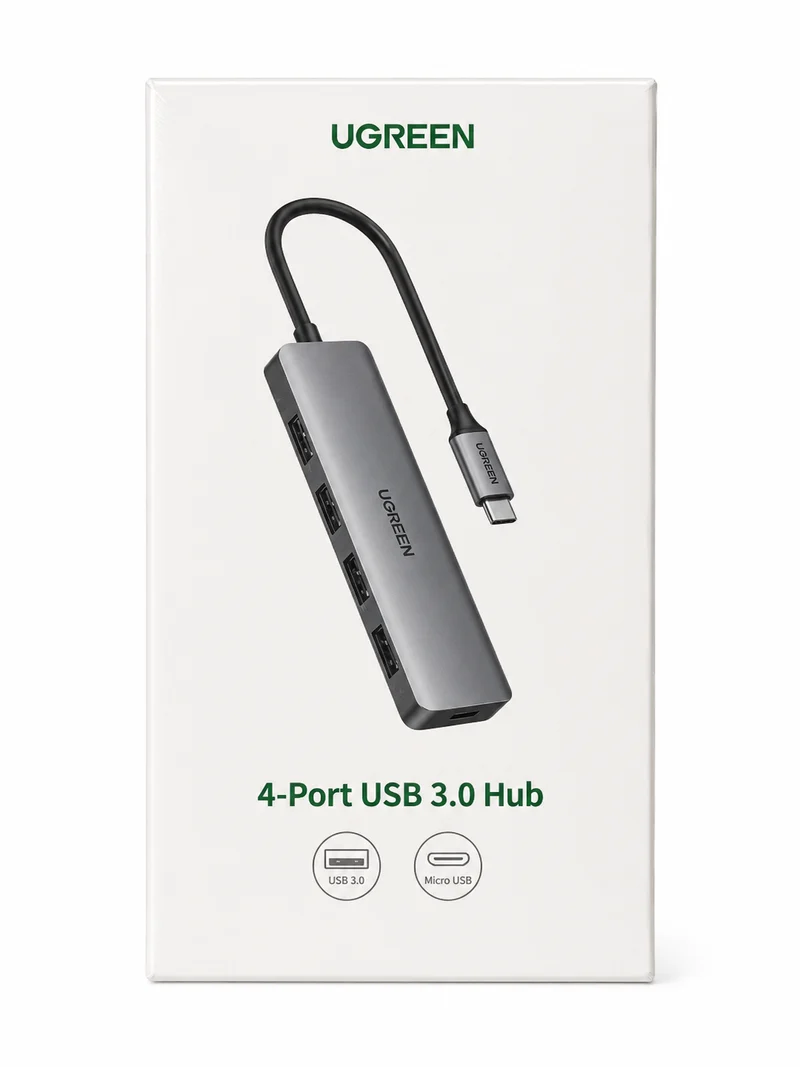 UGREEN Hub USB-C – 4 ports USB 3.0 – Jusqu’à 5 Gbit/s