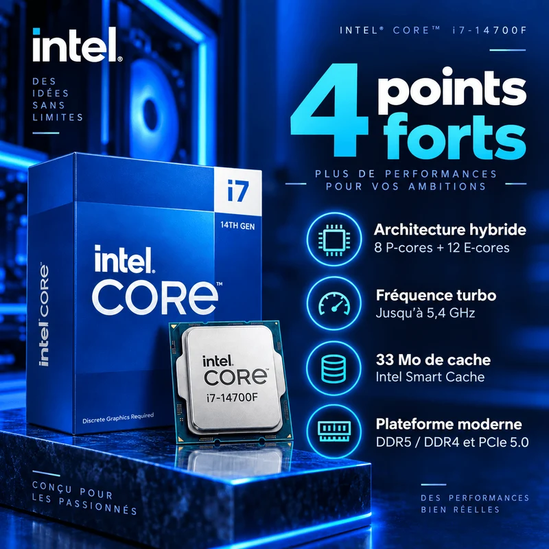 Intel Core i7-14700F processeur