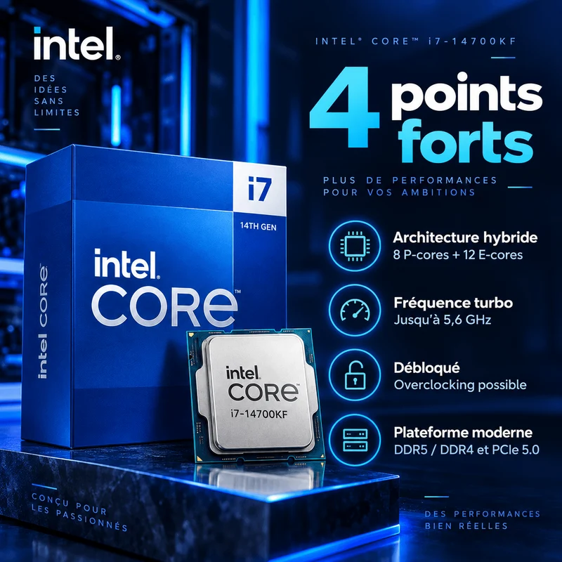 Intel Core i7-14700KF processeur