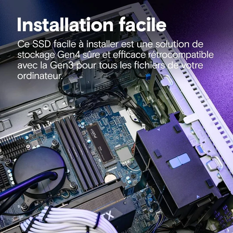 Crucial P310 SSD 500Go PCIe Gen4 NVMe M.2