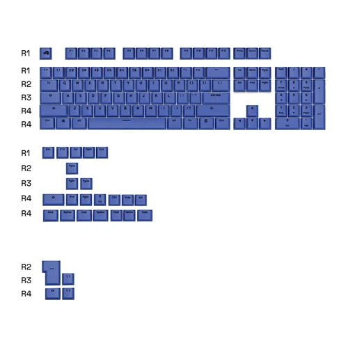 Set de Keycaps Glorious GPBT Basics - Mana Blue (131 piezas)